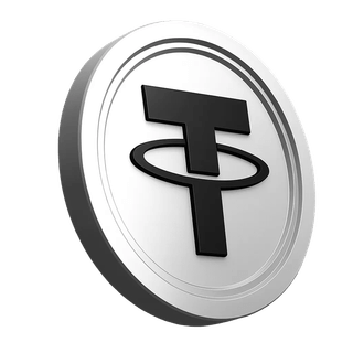 Ikona kovanca Tether USDT v odseku zaupanja skupnosti trgovalcev